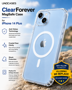 UNOCASES ClearForever MagSafe Case – iPhone 14 Plus