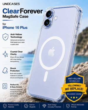 UNOCASES ClearForever MagSafe Case – iPhone 16 Plus