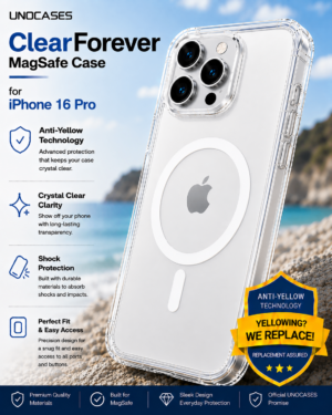 UNOCASES ClearForever MagSafe Case – iPhone 16 Pro
