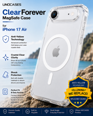 UNOCASES ClearForever MagSafe Case – iPhone 17 Air