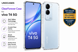 UNOCASES ClearForever Case – VIVO T4 5G