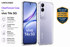 UNOCASES ClearForever Case – VIVO T4x 5G