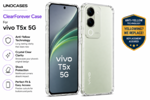 UNOCASES ClearForever Case – VIVO T5x 5G