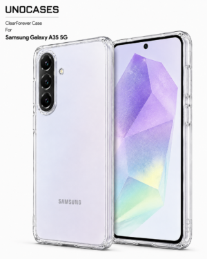 UNOCASES ClearForever Case – Samsung Galaxy A35 5G