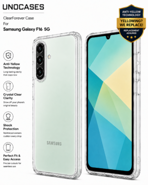 UNOCASES ClearForever Case – Samsung Galaxy F56 5G