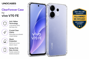UNOCASES ClearForever Case – VIVO V70 FE