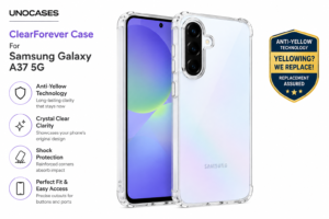 UNOCASES ClearForever Case – Samsung Galaxy A37 5G