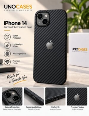 UNOCASES CarbonEdge Case for iPhone 14