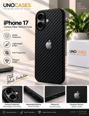 UNOCASES CarbonEdge Case for iPhone 17