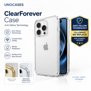 Anti Yellow Magsafe Clear Case