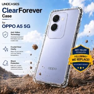 UNOCASES ClearForever Case – OPPO A5 5G