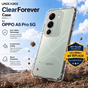 UNOCASES ClearForever Case – OPPO A5 Pro 5G