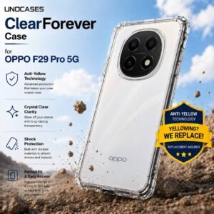 UNOCASES ClearForever Case – OPPO F29 Pro 5G