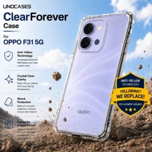 UNOCASES ClearForever Case – OPPO F31 5G