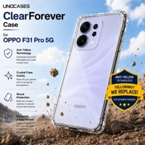 UNOCASES ClearForever Case – OPPO F31 Pro 5G