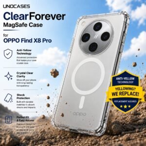UNOCASES ClearForever MagSafe Case – OPPO Find X8 Pro