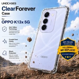 UNOCASES ClearForever Case – OPPO K13x 5G