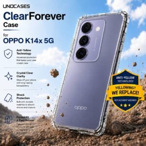 UNOCASES ClearForever Case – OPPO K14x 5G