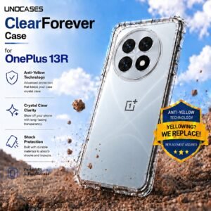 UNOCASES ClearForever Case – OnePlus 13R