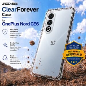 UNOCASES ClearForever Case – OnePlus Nord CE6