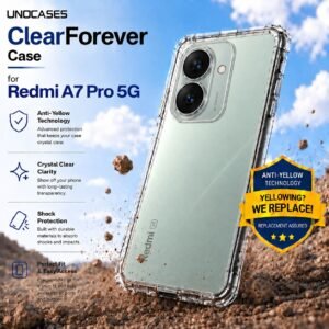 UNOCASES ClearForever Case – Redmi A7 Pro 5G