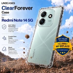 UNOCASES ClearForever Case – Redmi Note 14 5G
