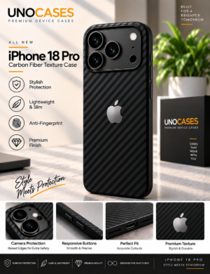 UNOCASES CarbonEdge Case for iPhone 18 Pro