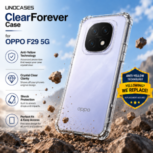 UNOCASES ClearForever Case – OPPO F29 5G
